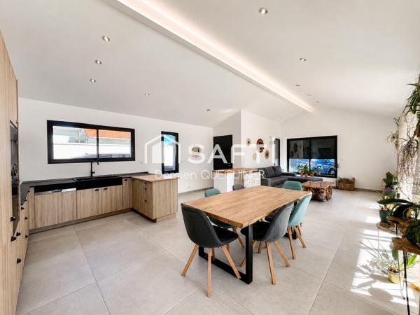 Belle maison contemporaine, familiale avec piscine et garage
