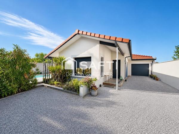 Belle maison contemporaine, familiale avec piscine et garage
