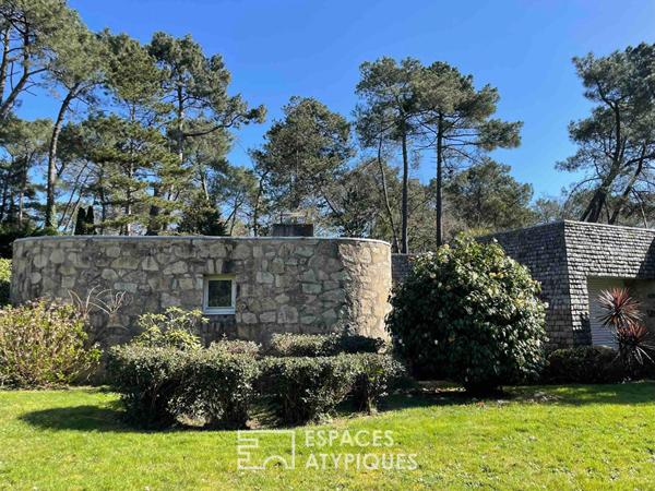 Maison de plain-pied de 183m2, signée Yves Guillou, au calme d’une impasse