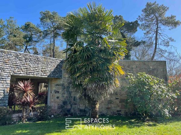 Maison de plain-pied de 183m2, signée Yves Guillou, au calme d’une impasse