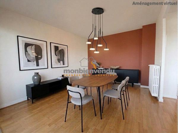 Appart T4/T5 avec double séjour, balcon