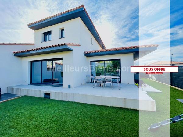 Villa T5 3 faces de 125m2 sur parcelle de 327m2 à Toulouges