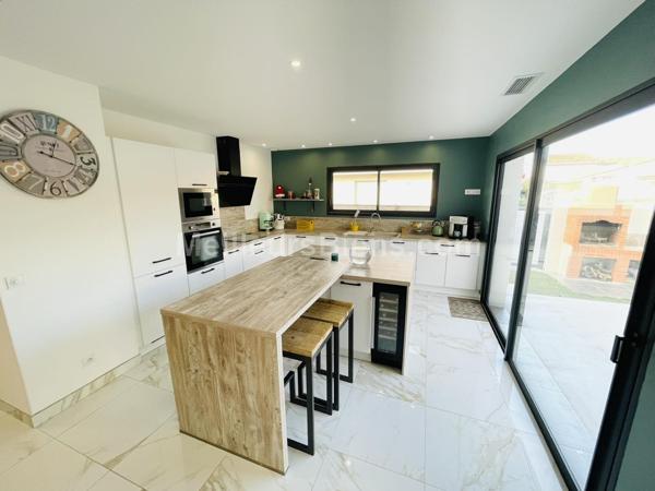 Villa T5 3 faces de 125m2 sur parcelle de 327m2 à Toulouges