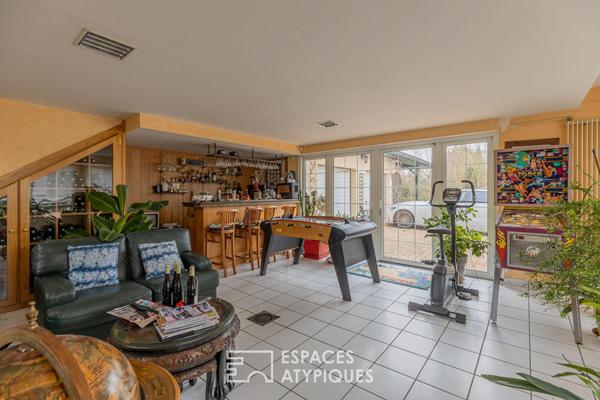 Propriété d’exception et son espace professionnel aux portes de Nancy