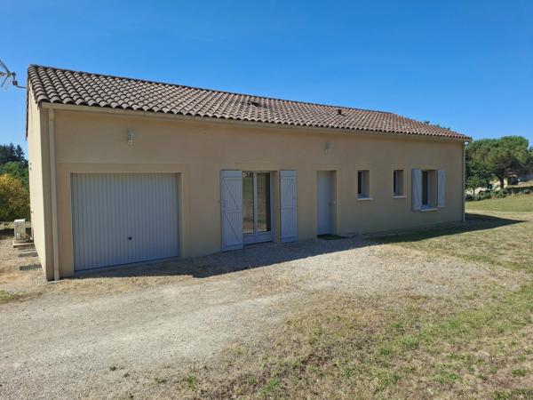 Maison de plain-pied à vendre - 3 chambres - à Pressignac Vicq (24)
