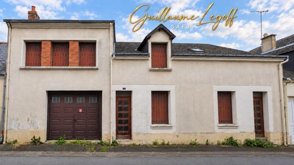 152 m², 3 chambres, garage double et potentiel