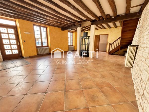 152 m², 3 chambres, garage double et potentiel