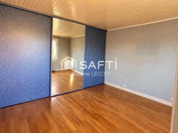 152 m², 3 chambres, garage double et potentiel