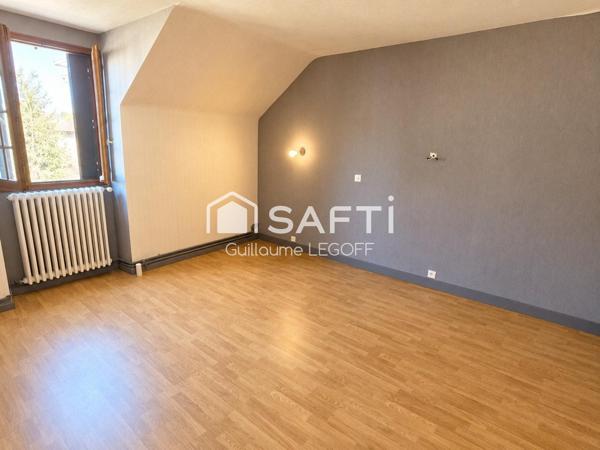 152 m², 3 chambres, garage double et potentiel