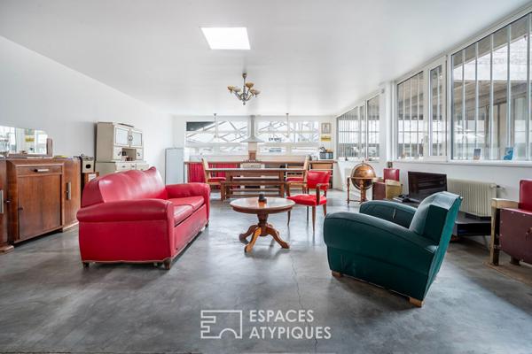 Loft lumineux dans une ancienne usine