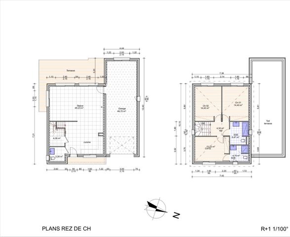 Maison neuve de 134 m² + grand garage !