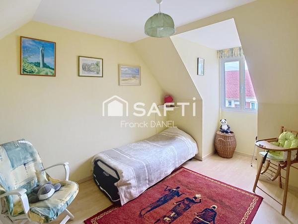 Située à Berck maison  avec vie de plain-pied, terrain de 700m2