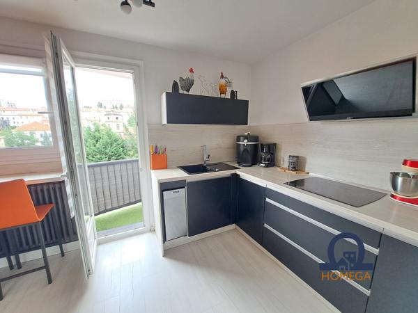 Saint-Étienne (42000) Appartement T3 rénové avec garage – Quartier Valbenoîte