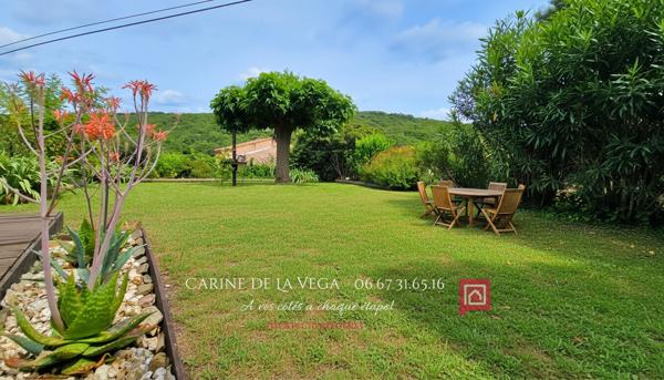 Maison en pierre 90 m2 avec garage, terrasse, jardin
