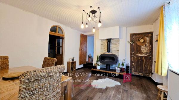 Maison en pierre 90 m2 avec garage, terrasse, jardin