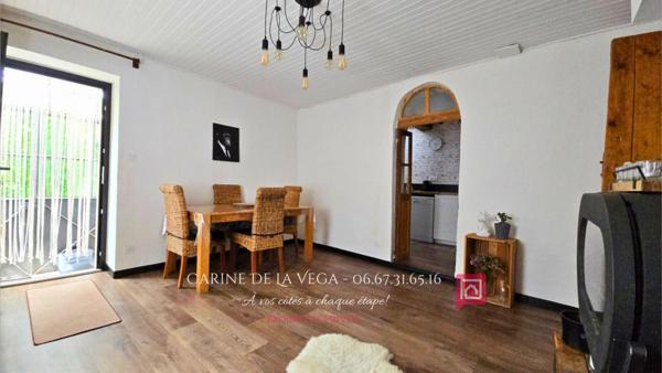 Maison en pierre 90 m2 avec garage, terrasse, jardin