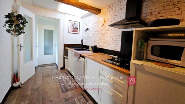 Maison en pierre 90 m2 avec garage, terrasse, jardin