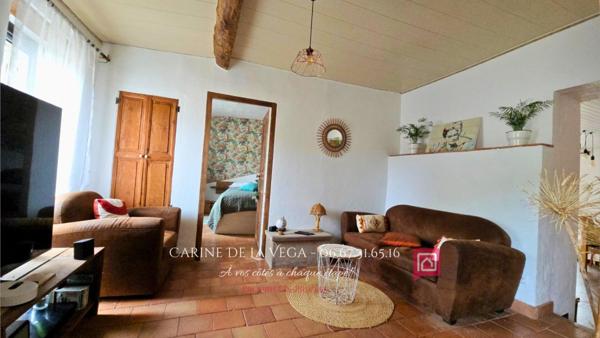 Maison en pierre 90 m2 avec garage, terrasse, jardin