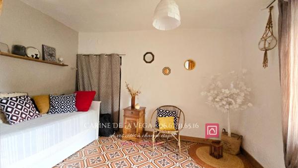 Maison en pierre 90 m2 avec garage, terrasse, jardin