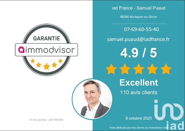 Maison à vendre 5 pièces 112 m² Mortagne-sur-Sèvre