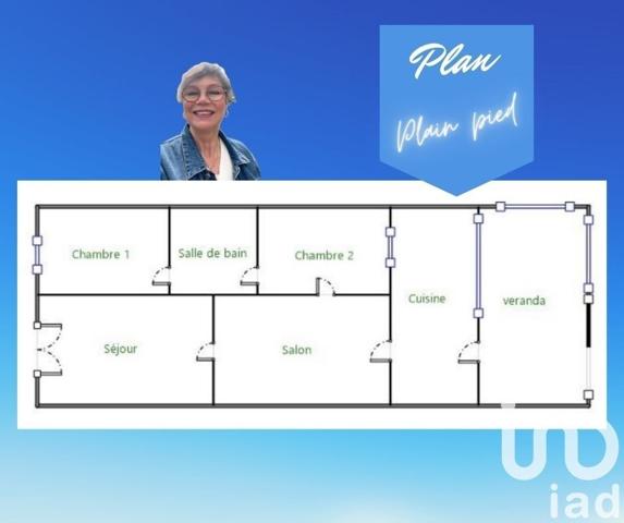 Maison de village 4 pièces de 78 m² à Le Fouilloux (17270)