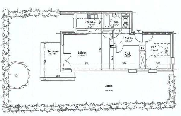 Appartement à vendre 3 pièces LE HAVRE (76) avec jardin et parking
