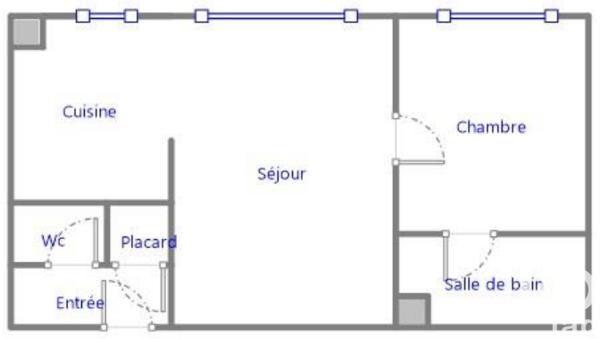 Appartement à vendre 2 pièces 40 m² Valenciennes