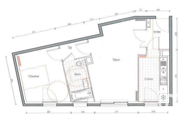 Appartement à vendre 2 pièces 50 m² Groslay