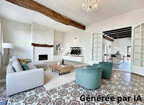 CHARMANTE MAISON DE VILLAGE 4/5 CHAMBRES AVEC JARDIN, GARAGE