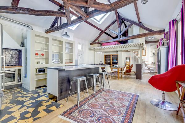 Loft 3 pièces 79 m2 - Batignolles