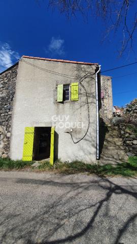 Maison et terrain constructible avec splendide vue à Pranles (proche Privas)