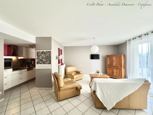 Appartement à vendre 3 pièces (63) CLERMONT-FERRAND – ORADOU / LIMITE CHAMALIÈRES – T2 BIS AVEC TERRASSE + GARAGE + CAVE