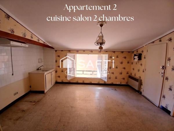 LODÈVE CENTRE – T3 À RÉNOVER : VENEZ AVEC VOS OUTILS (ET VOS RÊVES)