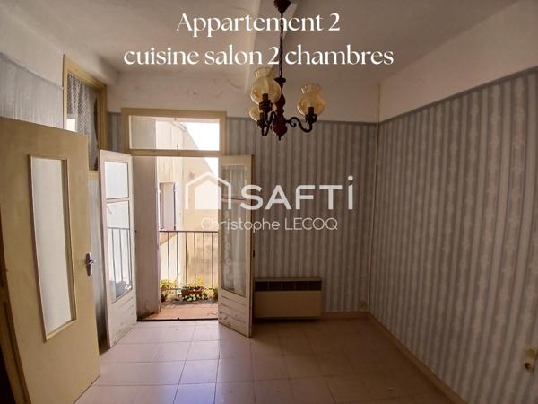LODÈVE CENTRE – T3 À RÉNOVER : VENEZ AVEC VOS OUTILS (ET VOS RÊVES)