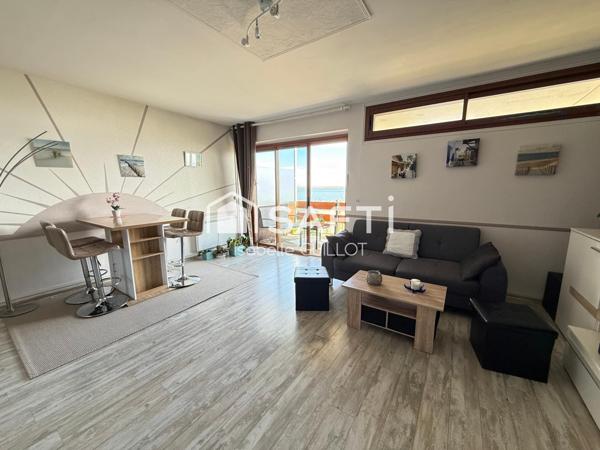 T2 de 43 m2 en première ligne avec vue mer