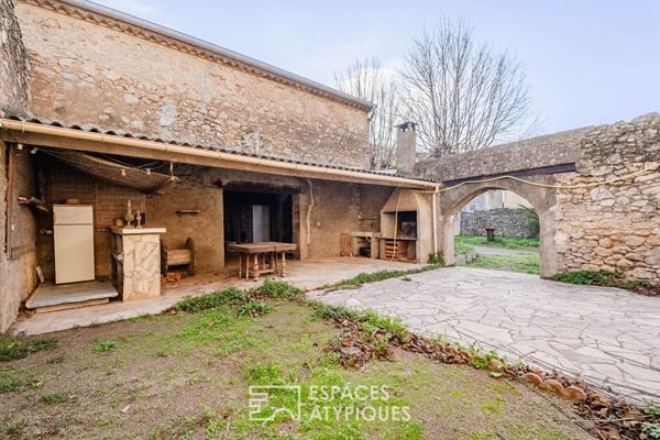 Maison de village avec dépendances – Projet évolutif