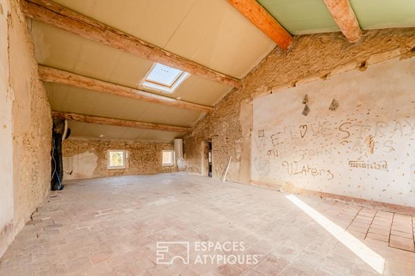 Maison de village avec dépendances – Projet évolutif