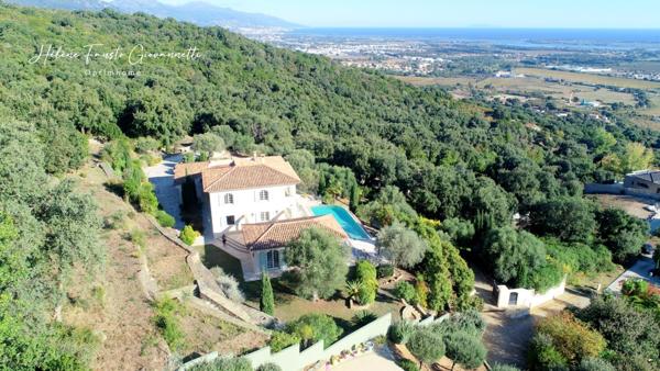PROPRIETE DE CHARME AVEC PISCINE - VUE MER PANORAMIQUE - 20290 BORGO