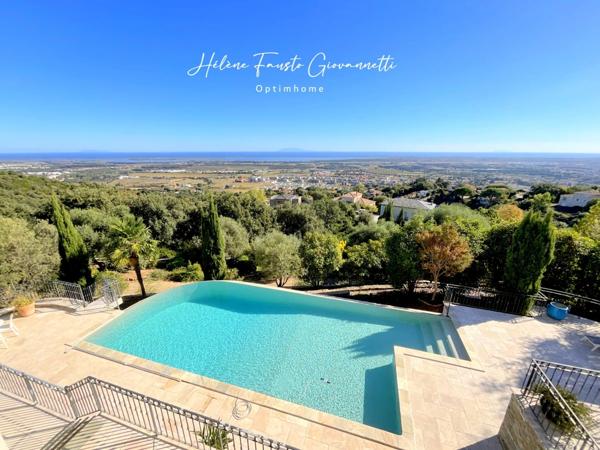 PROPRIETE DE CHARME AVEC PISCINE - VUE MER PANORAMIQUE - 20290 BORGO