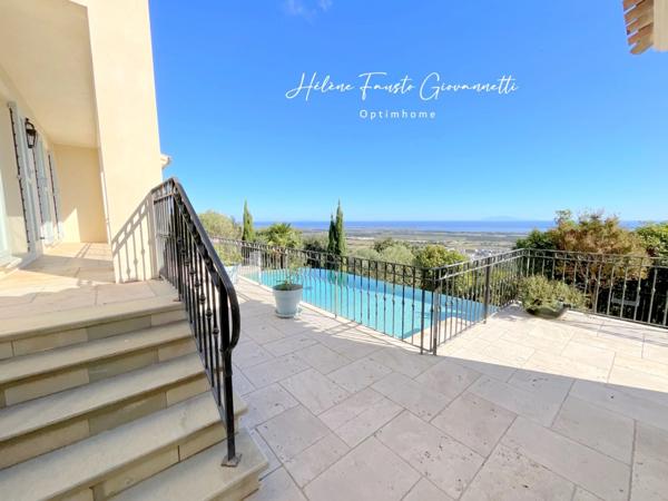 PROPRIETE DE CHARME AVEC PISCINE - VUE MER PANORAMIQUE - 20290 BORGO