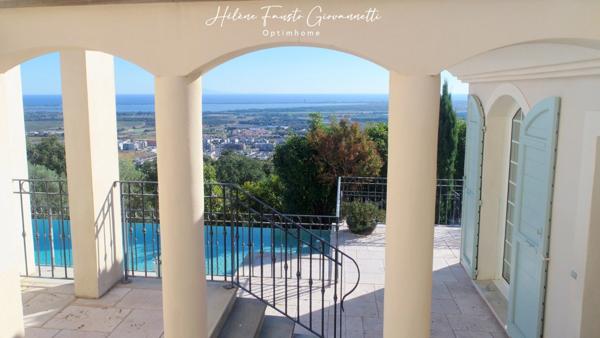 PROPRIETE DE CHARME AVEC PISCINE - VUE MER PANORAMIQUE - 20290 BORGO
