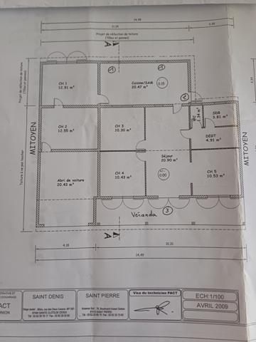 Saint-Benoît (97470) EN EXCLUSIVITE A SAINT-BENOIT DANS UN LOTISSEMENT AU CALME