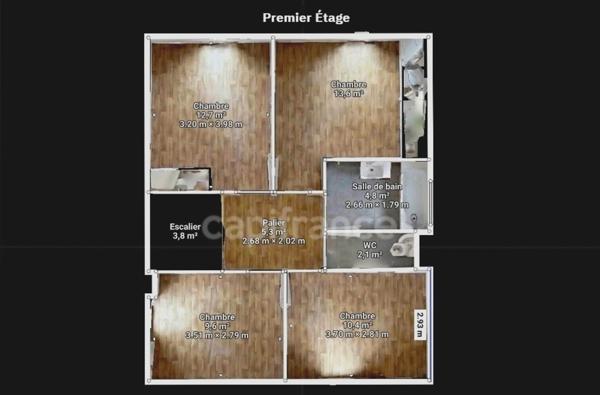 À vendre - Liffré (35340) -Maison -P6 – 5 chambres - 114,66 mètres carrés - Terrain 337 m² - garage – jardin