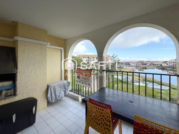 Élégant T2 rénové avec terrasse et vue sur l’étang