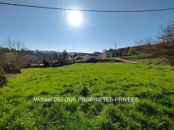 Monistrol-sur-Loire 43120 parcelle de terrain constructible viabilisée de 842 m²