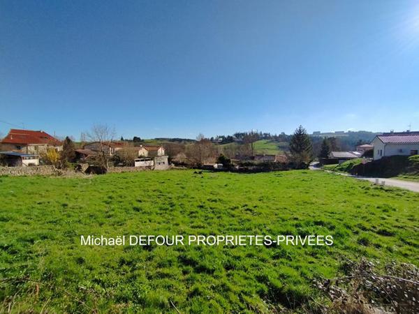 Monistrol-sur-Loire 43120 parcelle de terrain constructible viabilisée de 842 m²