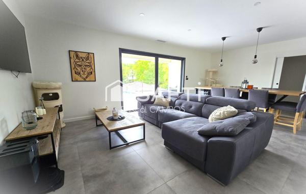 Maison t5 de 166 m² avec piscine et grand garage