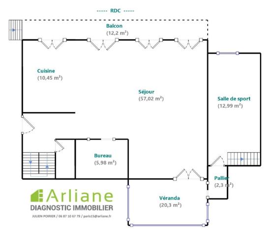 Sartrouville (78500) A 5' DE MAISONS-LAFFITTE - SARTROUVILLE - LA PLAINE - MAISON EXCEPTIONNELLE 8 PIECES - 5 CHAMBRES
