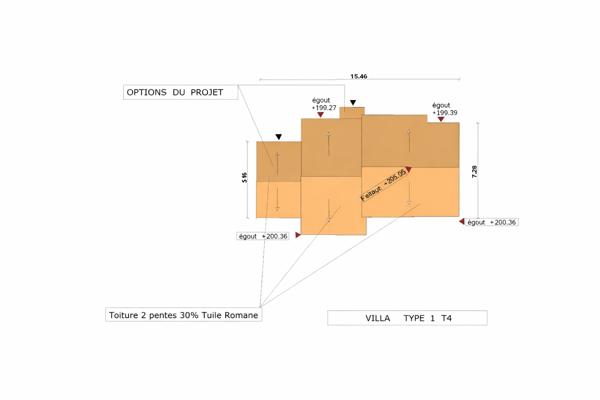 Villa individuelle plain-pied Olmeta Di Tuda 4 pièces 76 m2 - terrain 551 m2