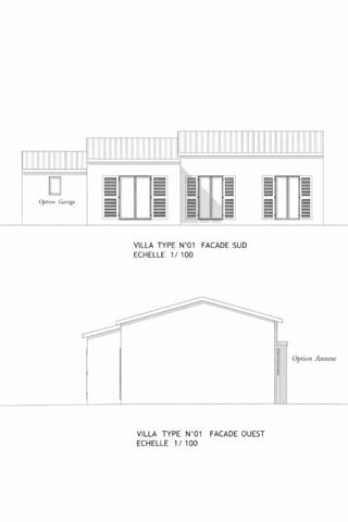Villa individuelle plain-pied Olmeta Di Tuda 4 pièces 76 m2 - terrain 551 m2